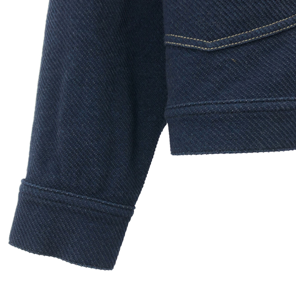 45r / フォーティファイブアール | ロゴボタン デニムライク シンチバック ジャケット | 3 | レディース