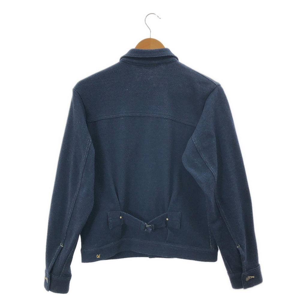 45r / フォーティファイブアール | ロゴボタン デニムライク シンチバック ジャケット | 3 | レディース