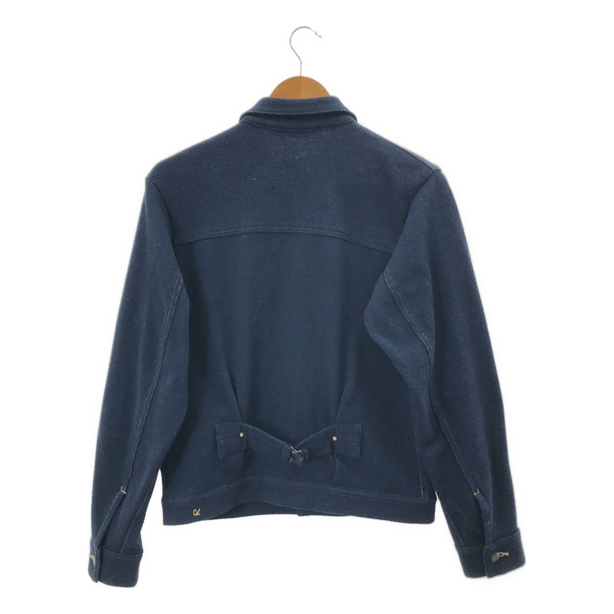 45r / フォーティファイブアール | ロゴボタン デニムライク シンチバック ジャケット | 3 | レディース