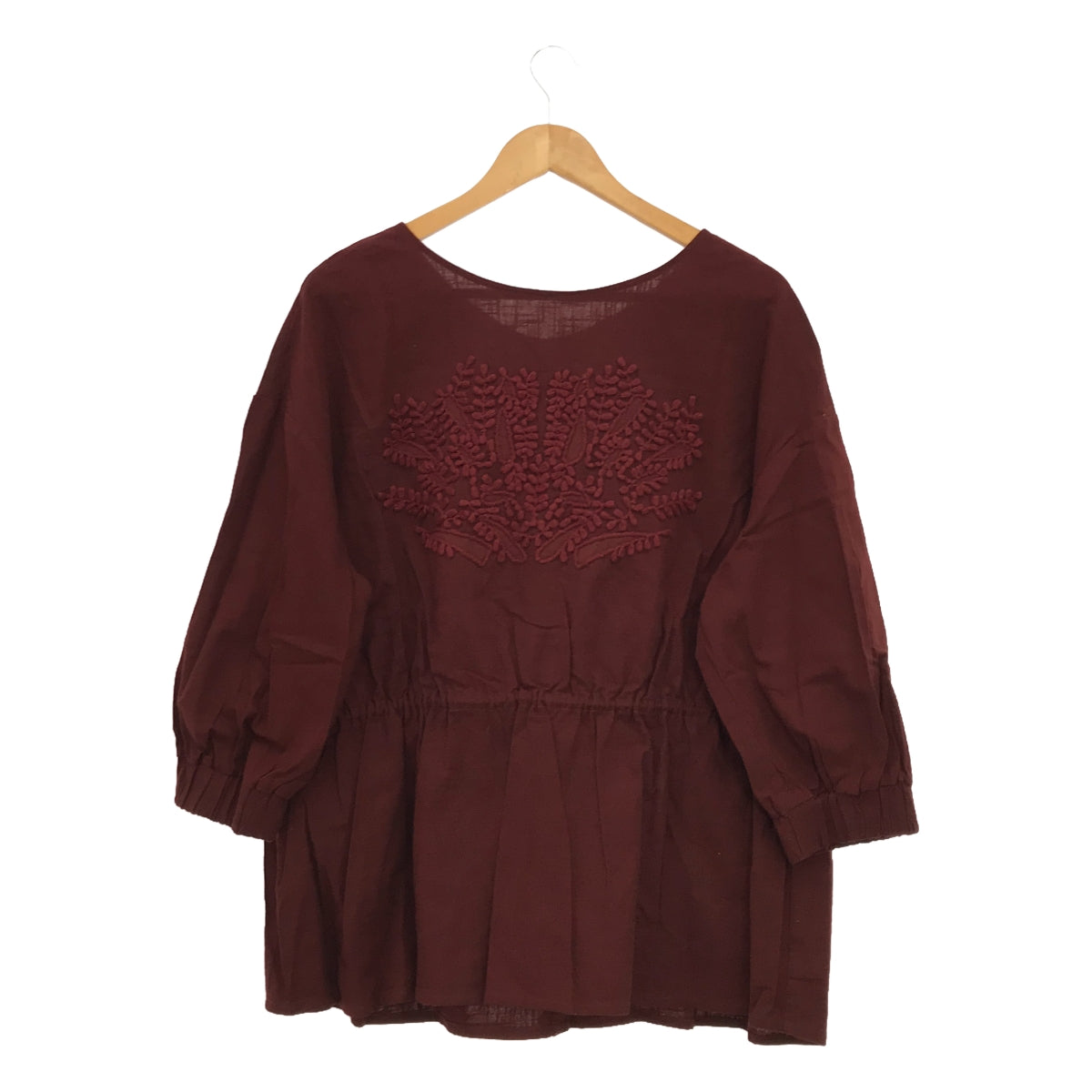 BEARDSLEY | 2way puffy embroidery shirt blouse | F | Women's