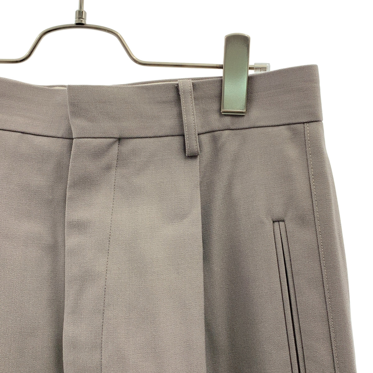 beautiful people / 뷰티풀 피플 | wool gabardine one tuck tapered pants 울 탁 팬츠 | 40 |