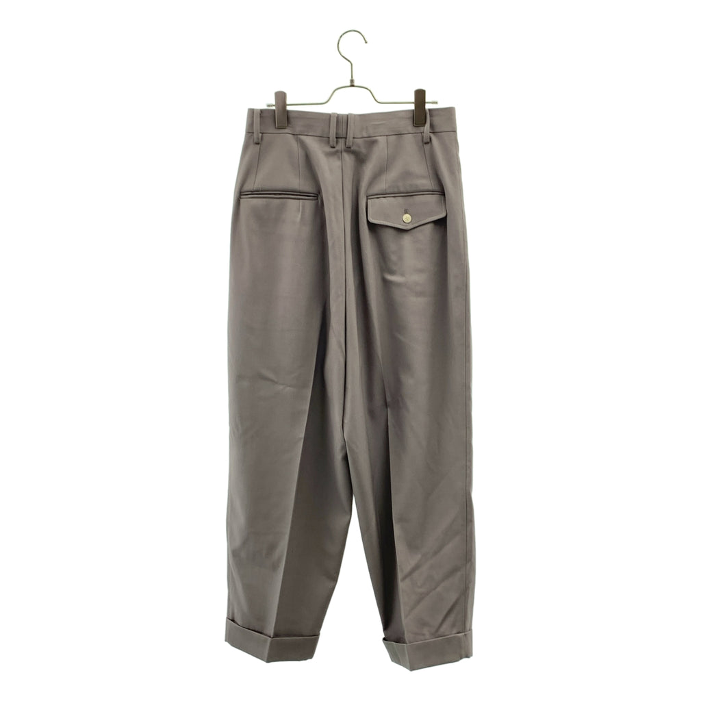 beautiful people / 뷰티풀 피플 | wool gabardine one tuck tapered pants 울 탁 팬츠 | 40 |