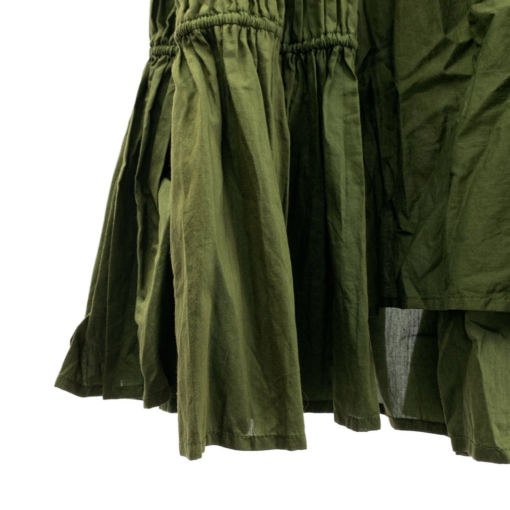 MERLETTE / マーレット | コットン シルク ティアードワンピース | XS | レディース