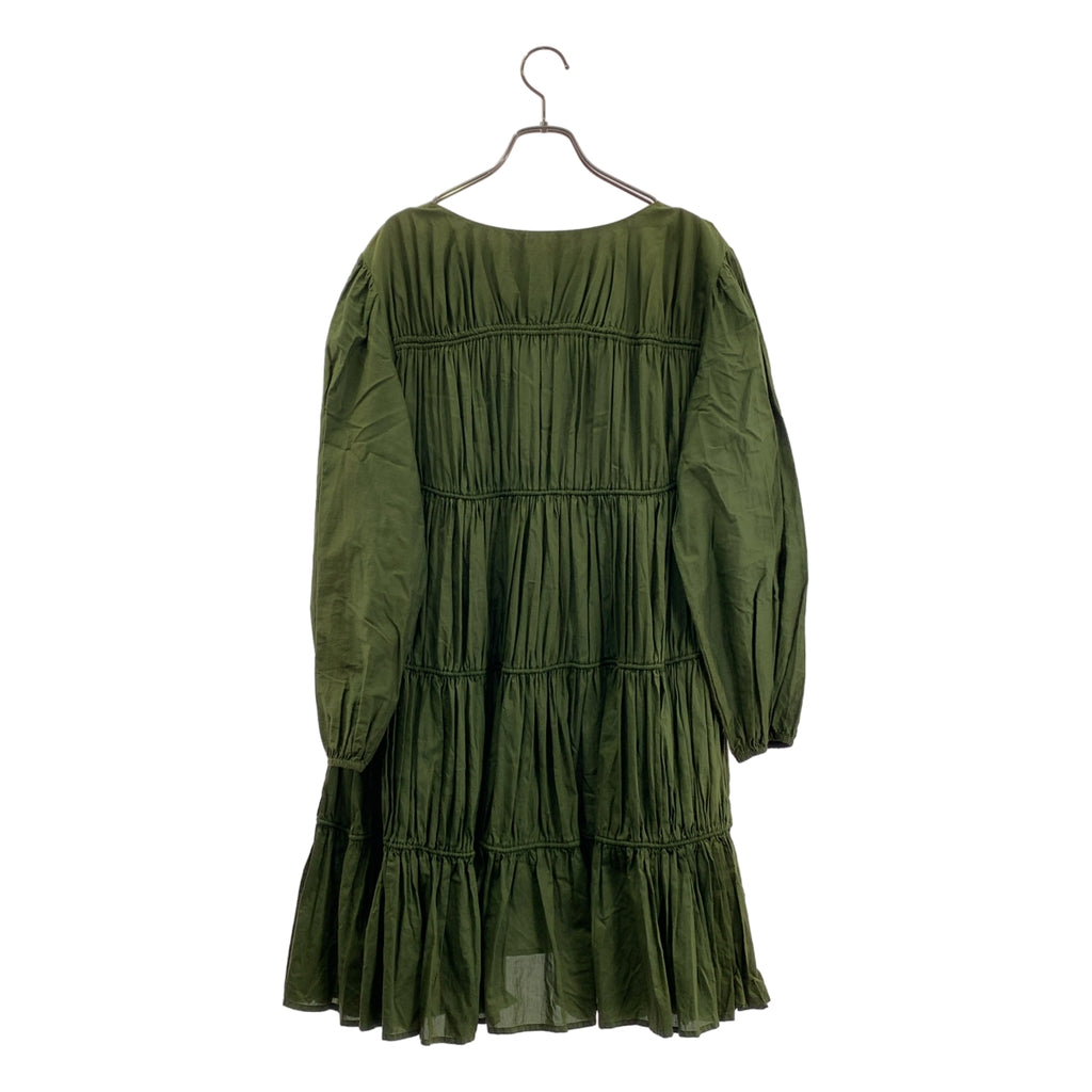 MERLETTE / マーレット | コットン シルク ティアードワンピース | XS | レディース