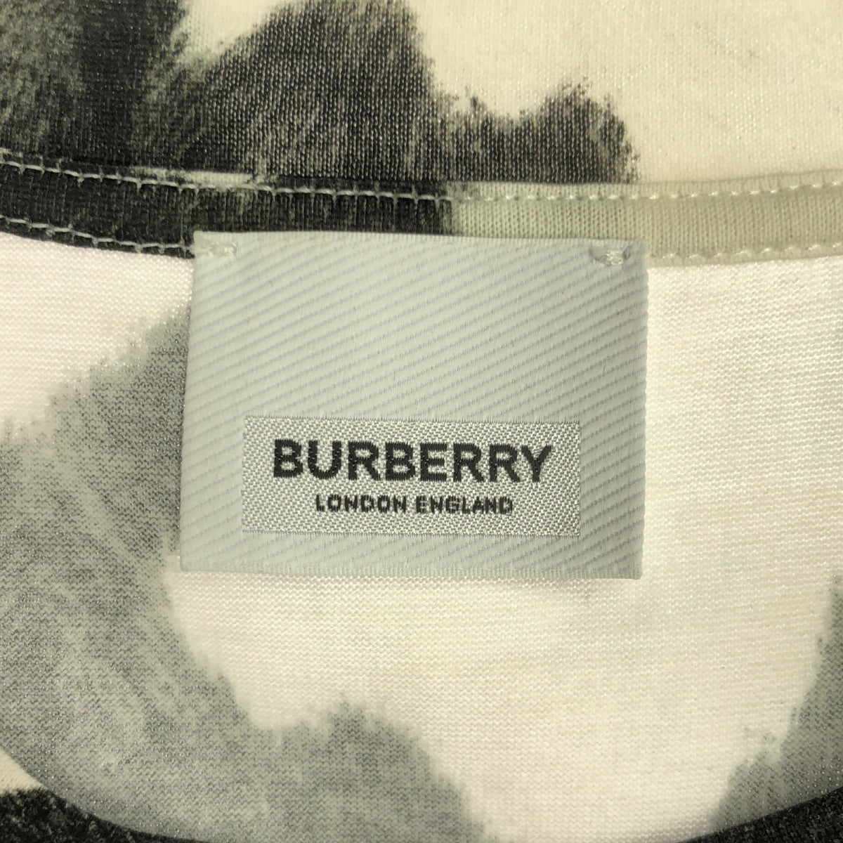 Burberry / バーバリー | Cow pattern カウプリント クルーネックカットソー | S | ブラック/ホワイト | メンズ