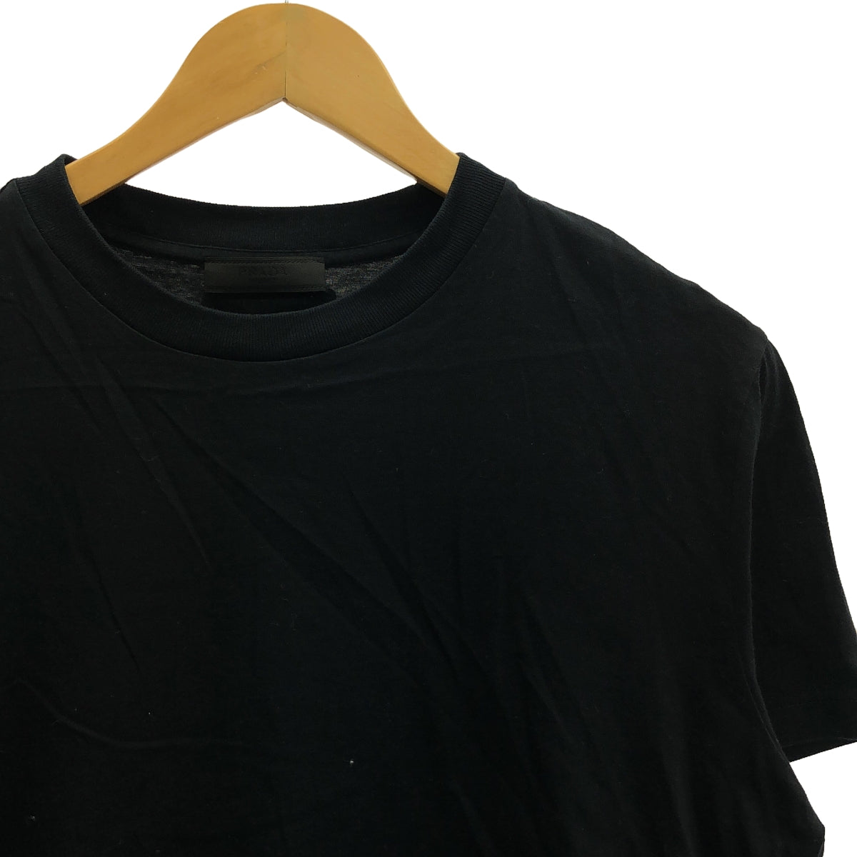 PRADA | Crew neck T-shirt | L | Black | Men's