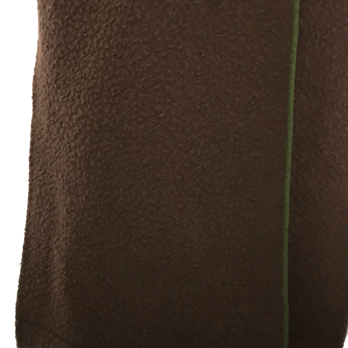 EARIH / EARIH | Belted Boa Liner Coat Hoodie | F | Dark Brown/Green | Women's