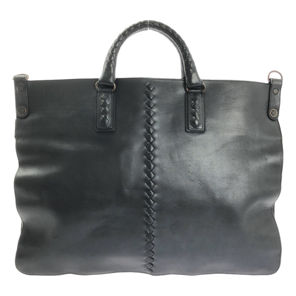 BOTTEGA VENETA / 보테가 베네타 | 2way 가죽 토트 백 | 블랙 | 남성