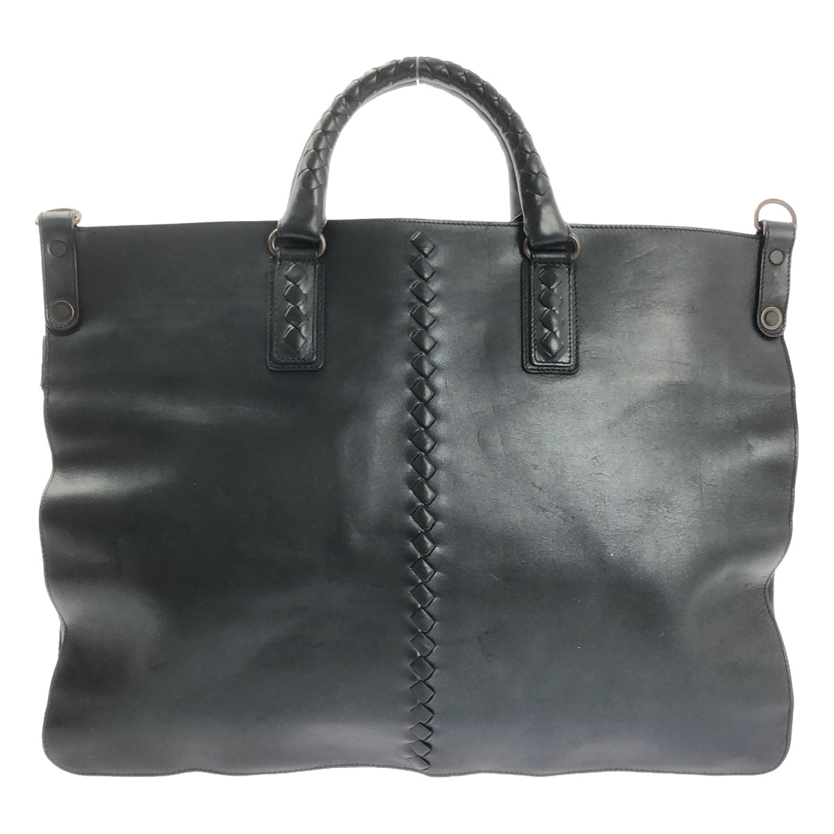 BOTTEGA VENETA / 보테가 베네타 | 2way 가죽 토트 백 | 블랙 | 남성