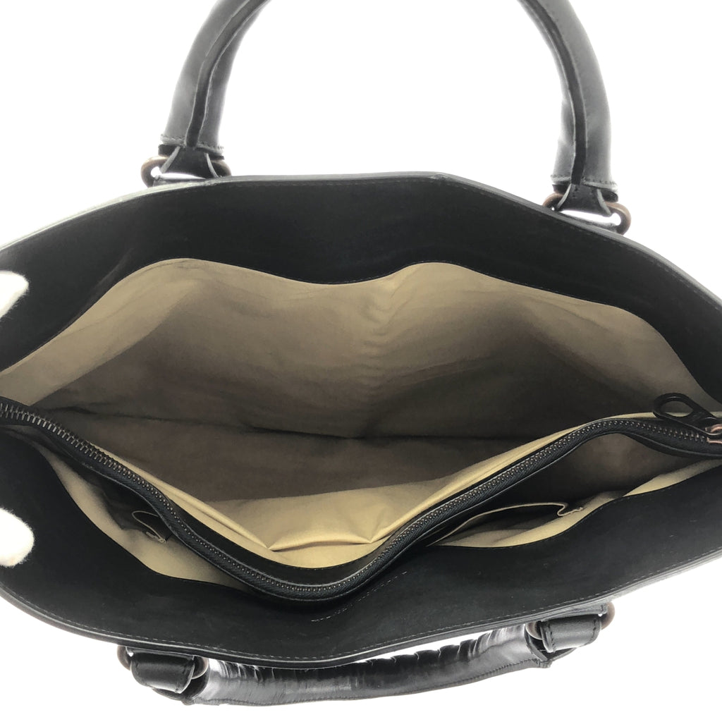 BOTTEGA VENETA / 보테가 베네타 | 2way 가죽 토트 백 | 블랙 | 남성