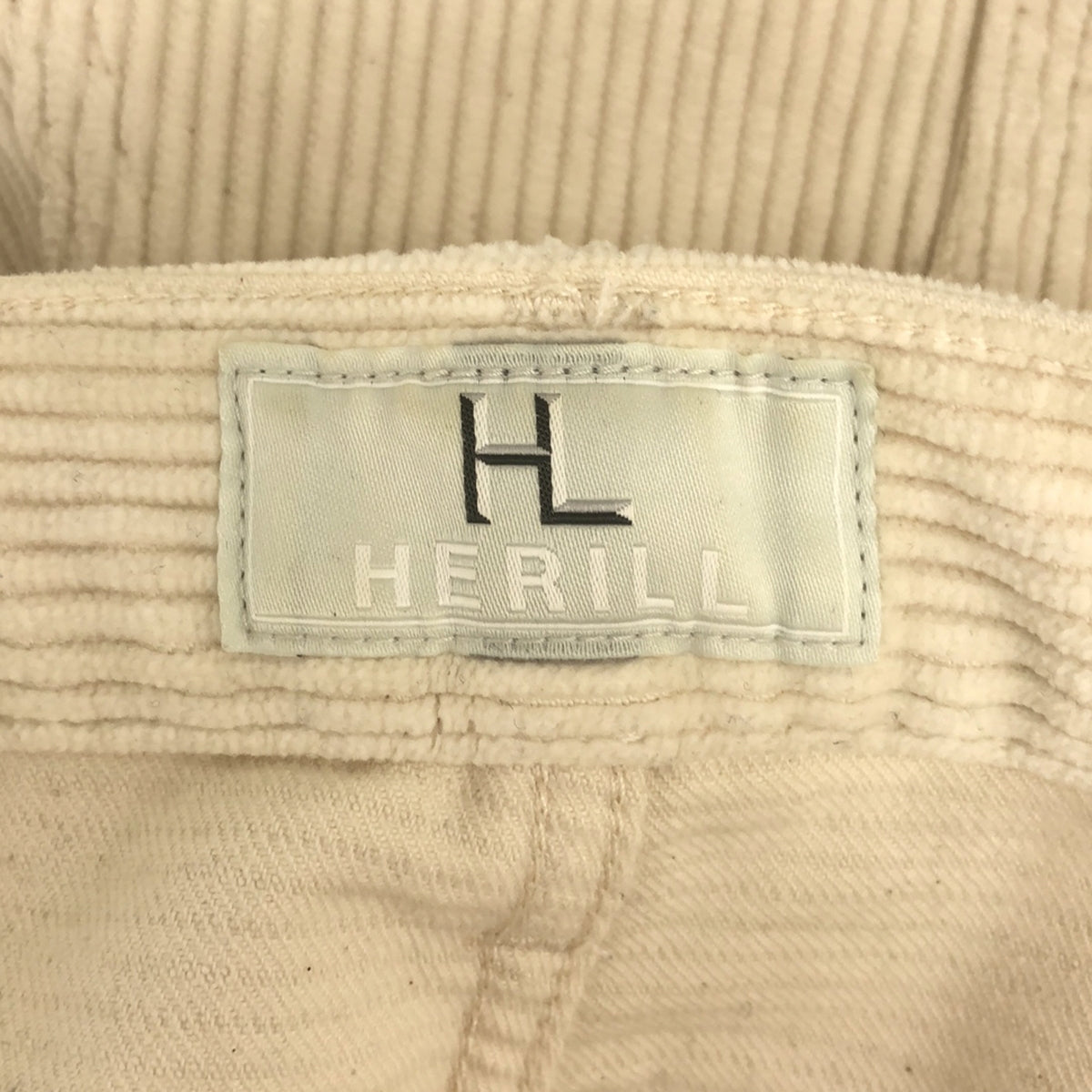 HERILL / ヘリル | Heavy Selvage Corduroy Splash 4PK ペイント コーデュロイパンツ | 2 | オフホワイト | メンズ