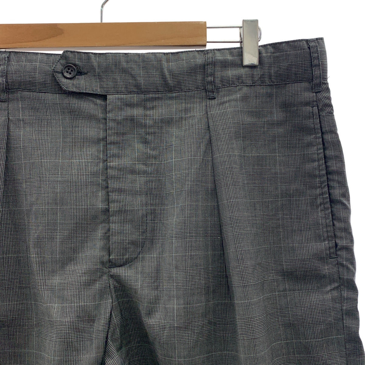 Engineered Garments / エンジニアドガーメンツ | グレンチェック タック ワイド ショート パンツ ショーツ | L | メンズ
