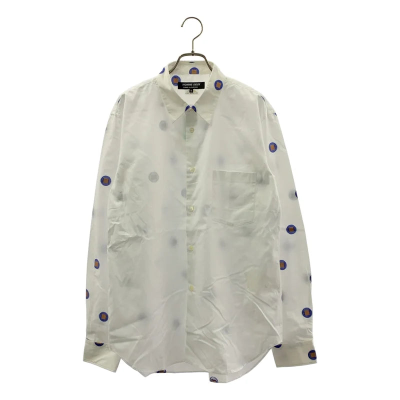COMME des GARCONS HOMME DEUX / 꼼데가르송옴므듀 | 2023SS | 코튼 도트 프린트 셔츠 | M | 남성