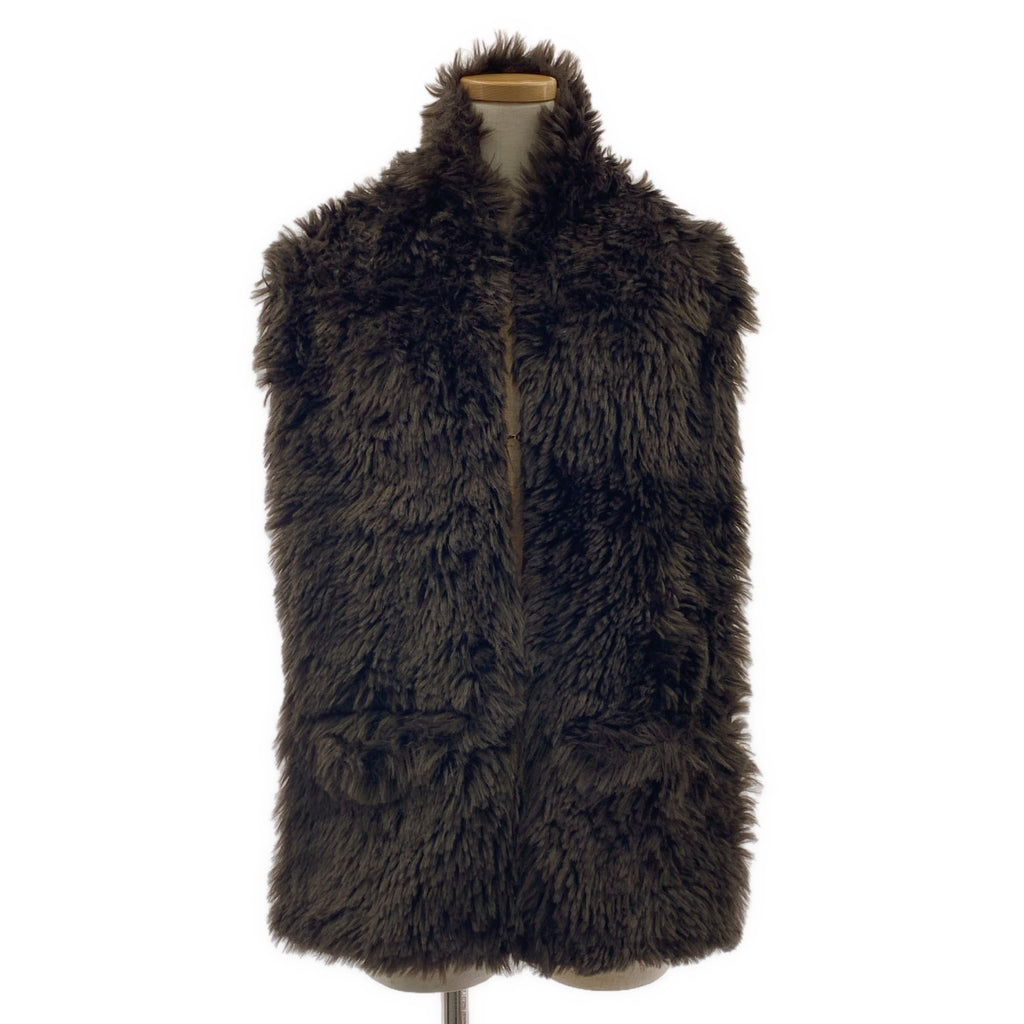 MM6 Maison Martin Margiela / 엠엠 식스 메종 마르탄 마르젤라 | 가짜 모피 포켓 스톨 머플러 |