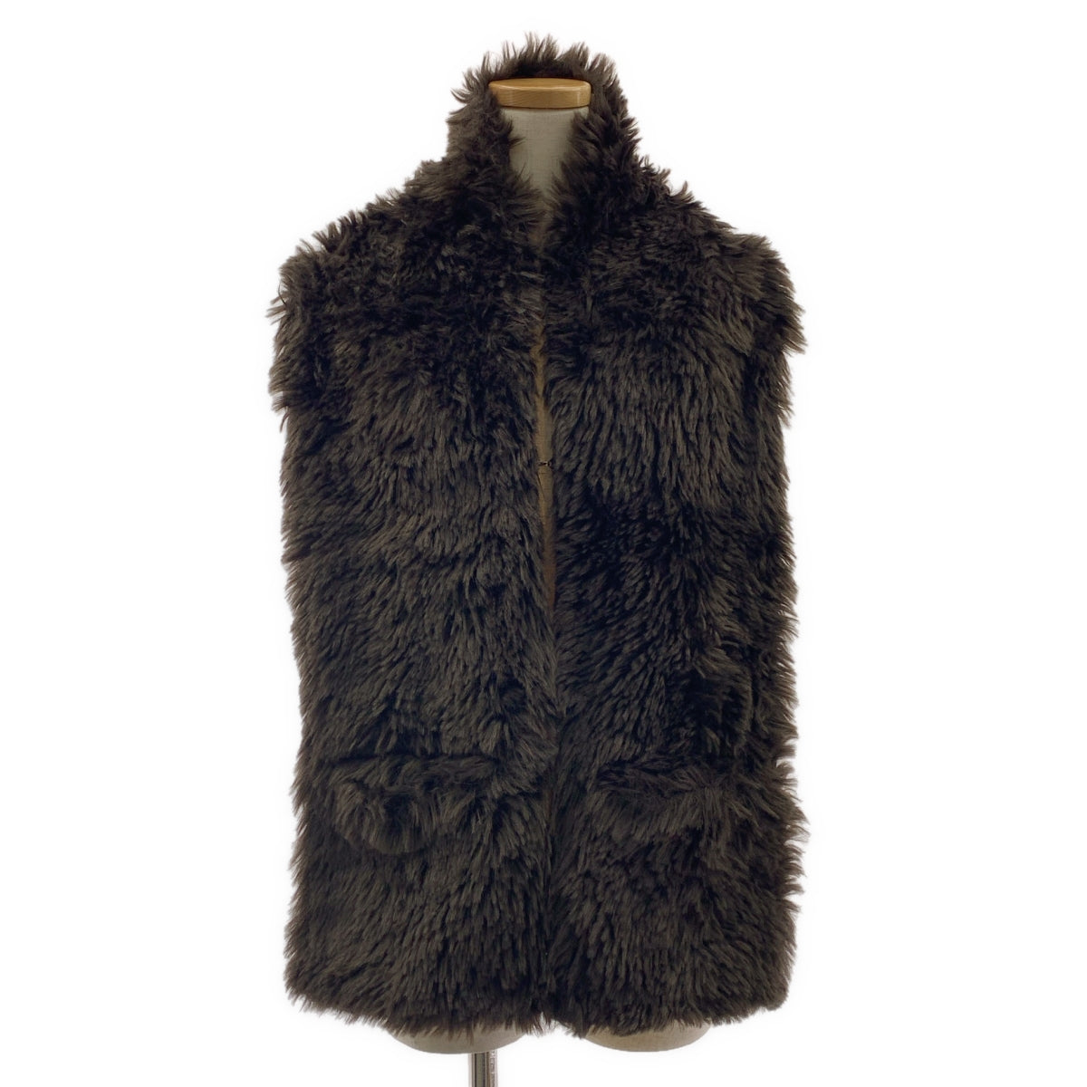 MM6 Maison Martin Margiela / 엠엠 식스 메종 마르탄 마르젤라 | 가짜 모피 포켓 스톨 머플러 |