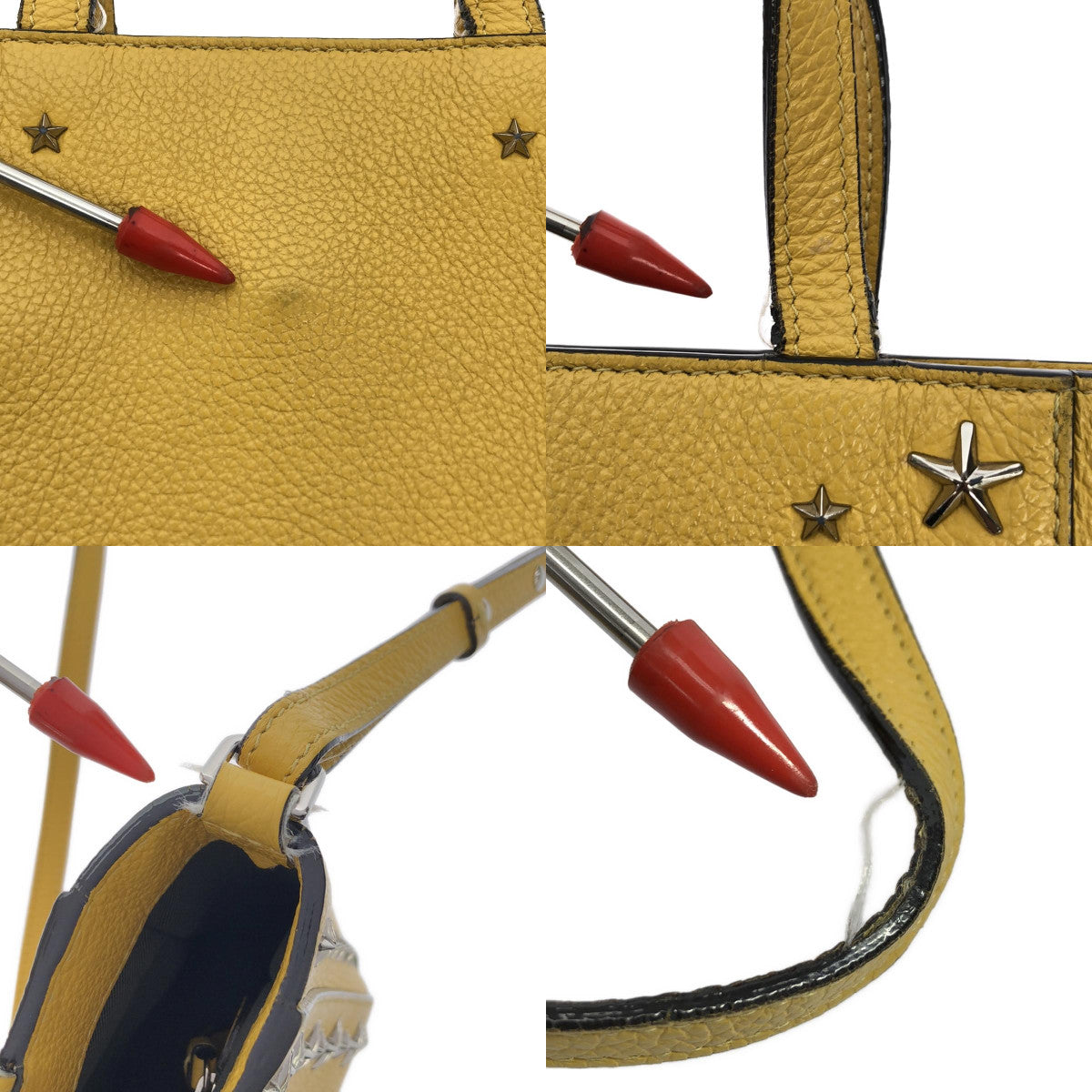 JIMMY CHOO | MINI PEGASI 2-way shoulder bag | Yellow | Women's