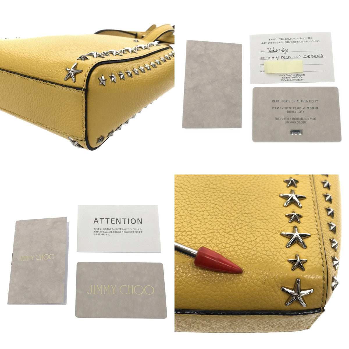 JIMMY CHOO | MINI PEGASI 2-way shoulder bag | Yellow | Women's