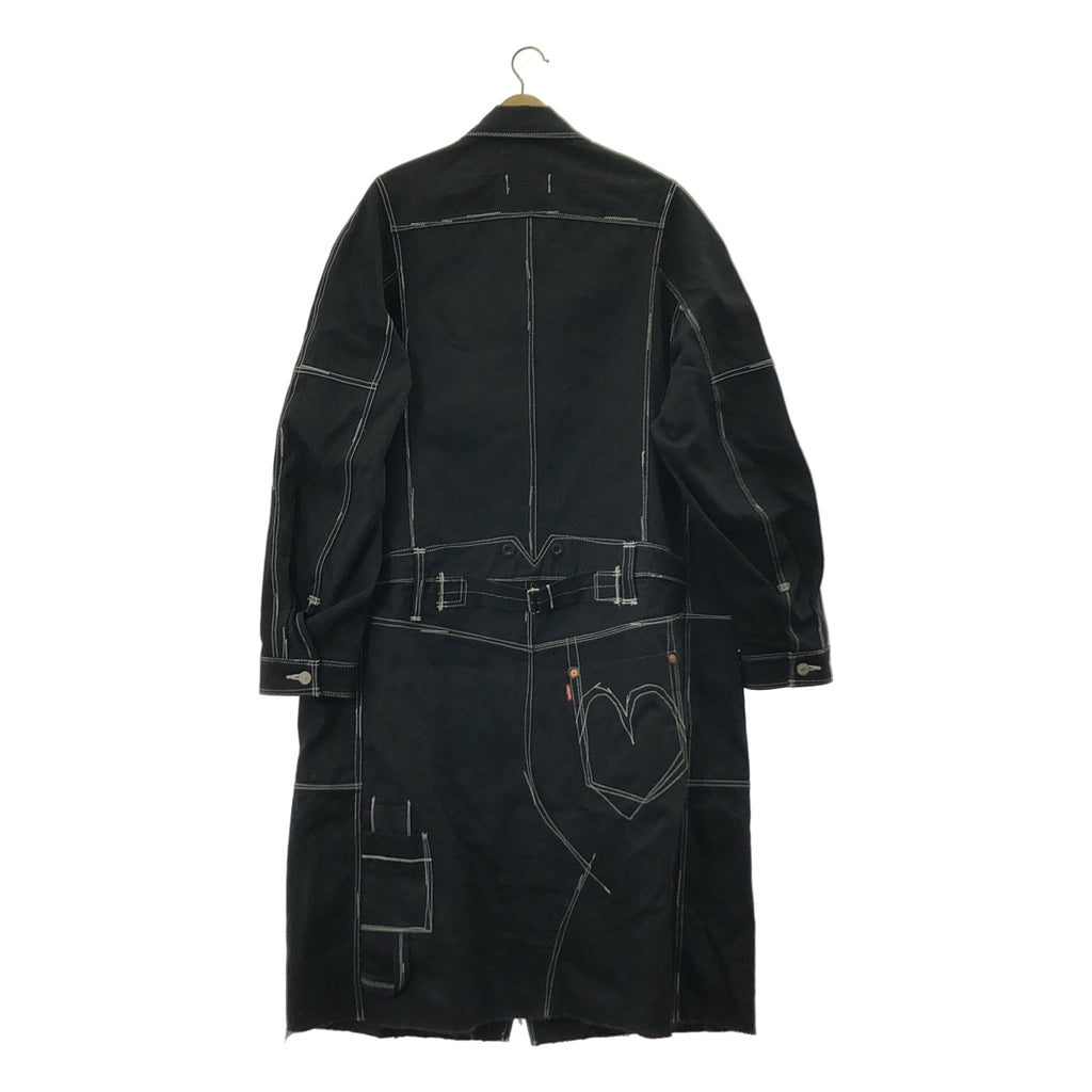 JUNYA WATANABE MAN | 2023 秋冬 | x Levi's / 棉質黑色牛仔外套 | L 碼 | 男款
