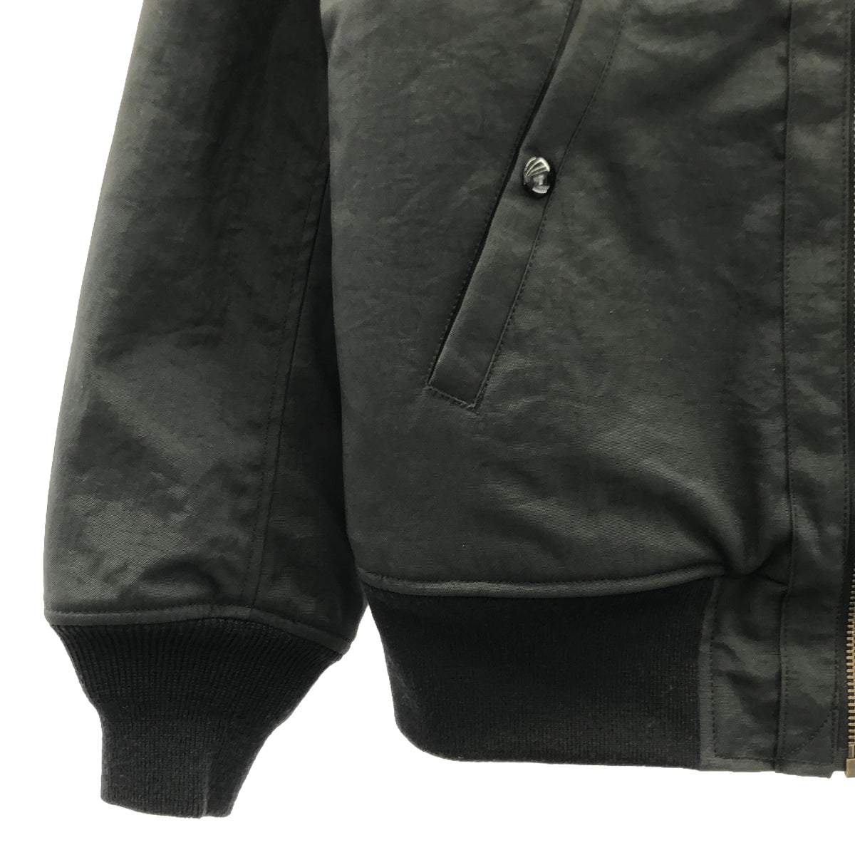 WEIRDO / 위아드 | NONCONFORMIST B-15 JACKET 스텐실 프린트 B-15 군사 비행 재킷 | M | 남성