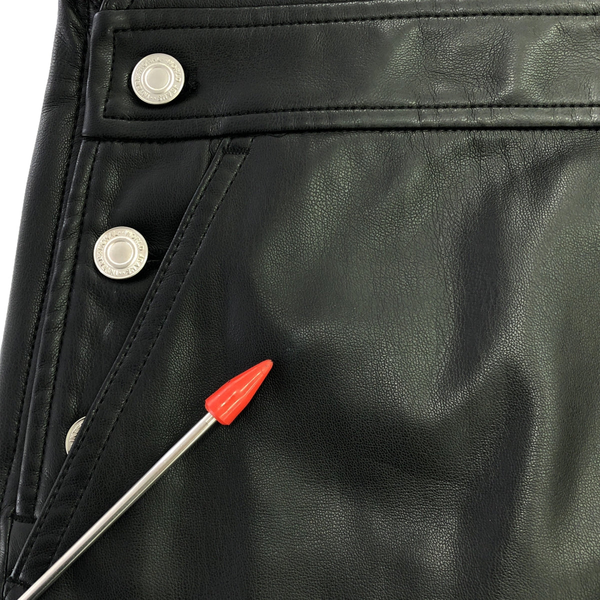 L'Appartement / Appartement | 2022SS | Artificial Leather Overall Skirt | 34 | Black | Women's