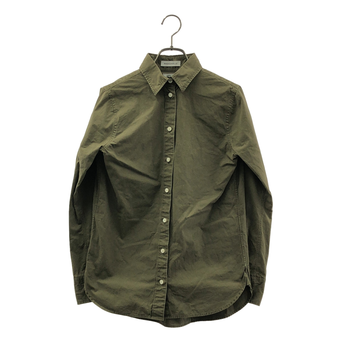 MADISON BLUE / マディソンブルー | MADAME WASHED OUT SHIRT / ワンポイントロゴ シャツ ブラウス | 01(S) | レディース