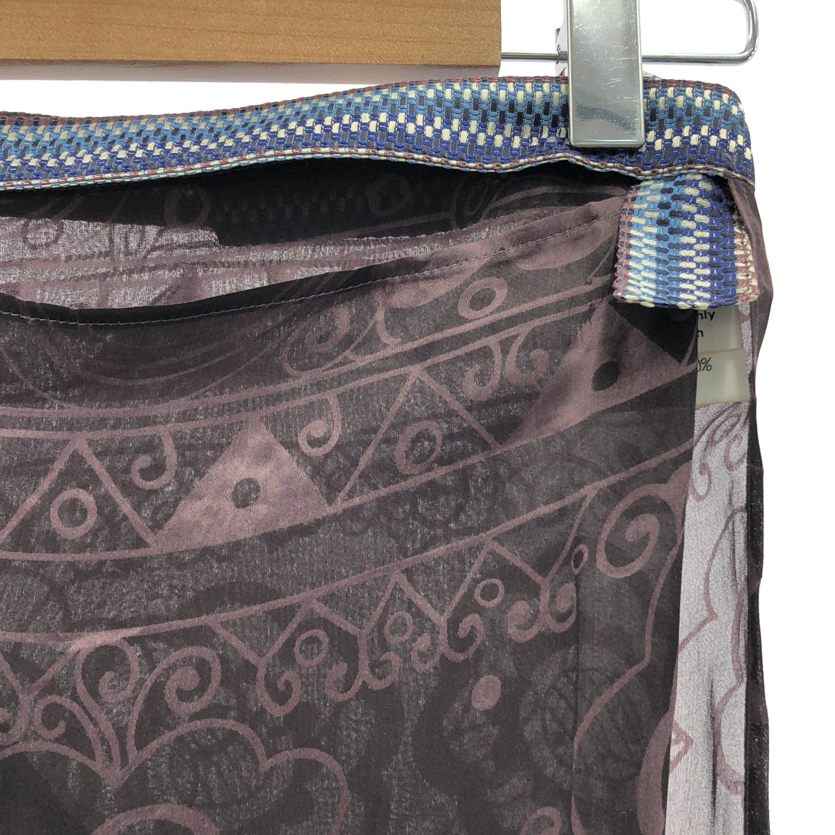 德賴斯·範諾頓 |真絲全印花裹身裙 |