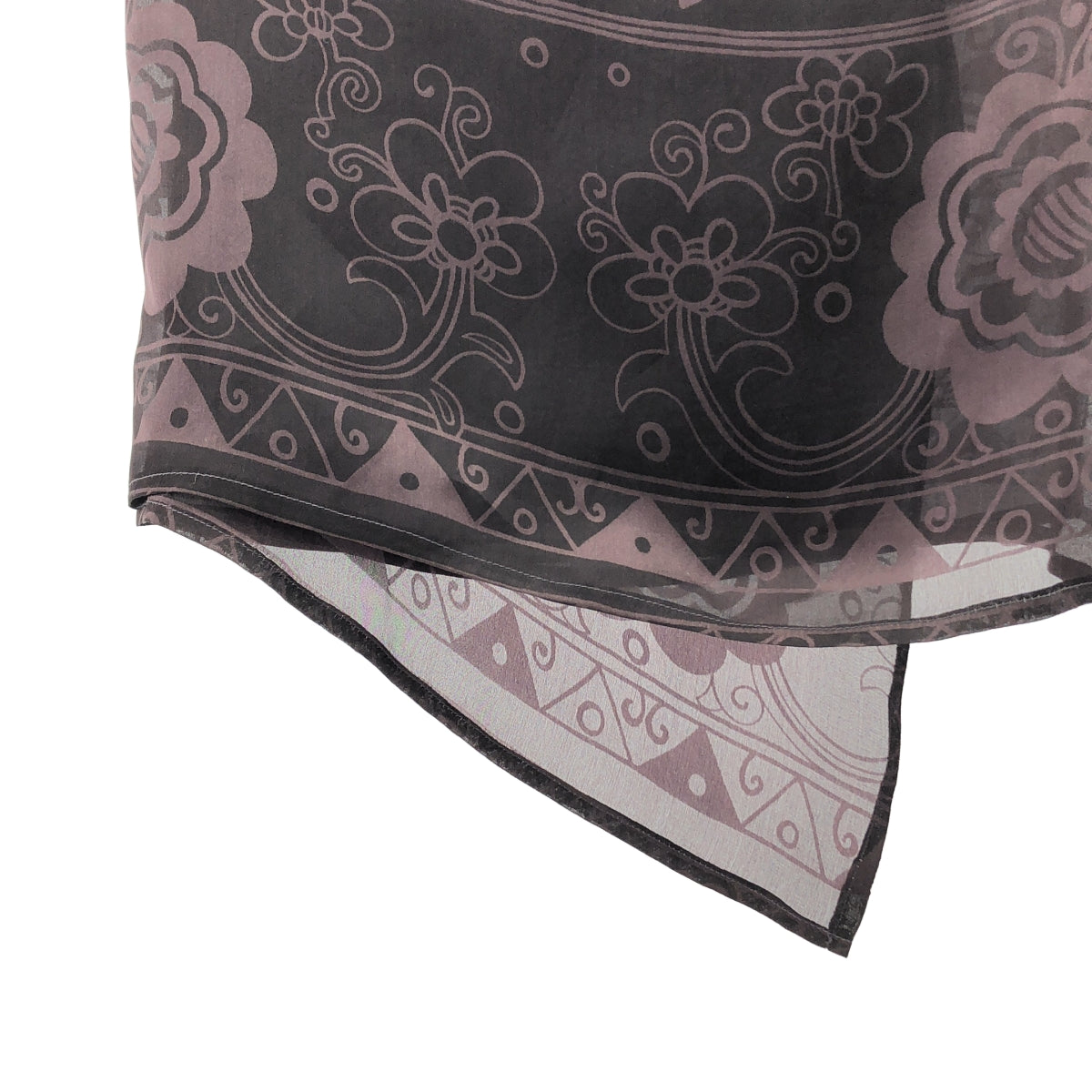 德賴斯·範諾頓 |真絲全印花裹身裙 |