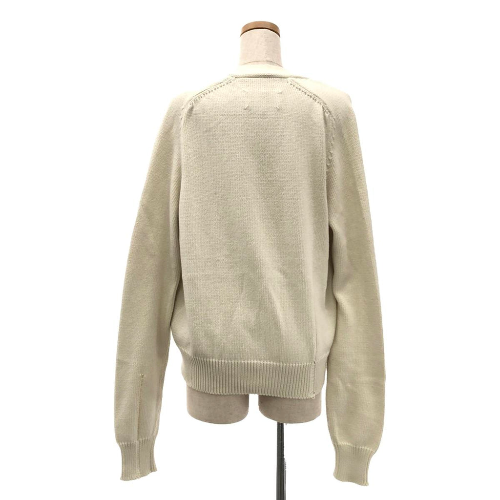 Maison Margiela | 2021春夏 |破壞針織開襟衫 | S |象牙 |女性的