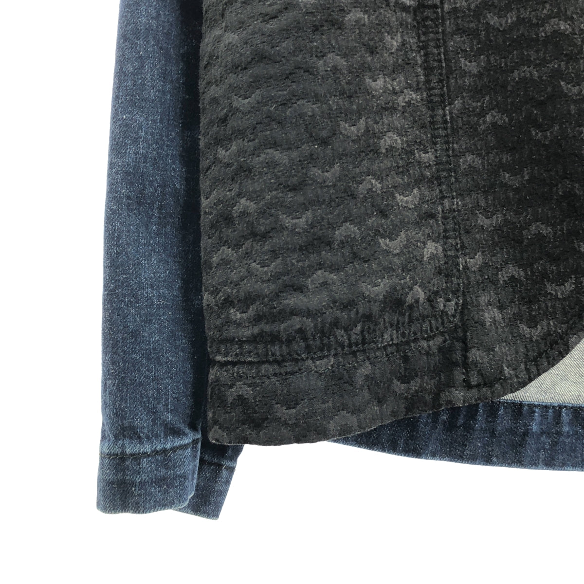 COMME des GARÇONS HOMME PLUS | 2011 秋冬 | Decadence 牛仔邊飾青果領 1B 訂製外套 | SHOPBOP S 號 |男士