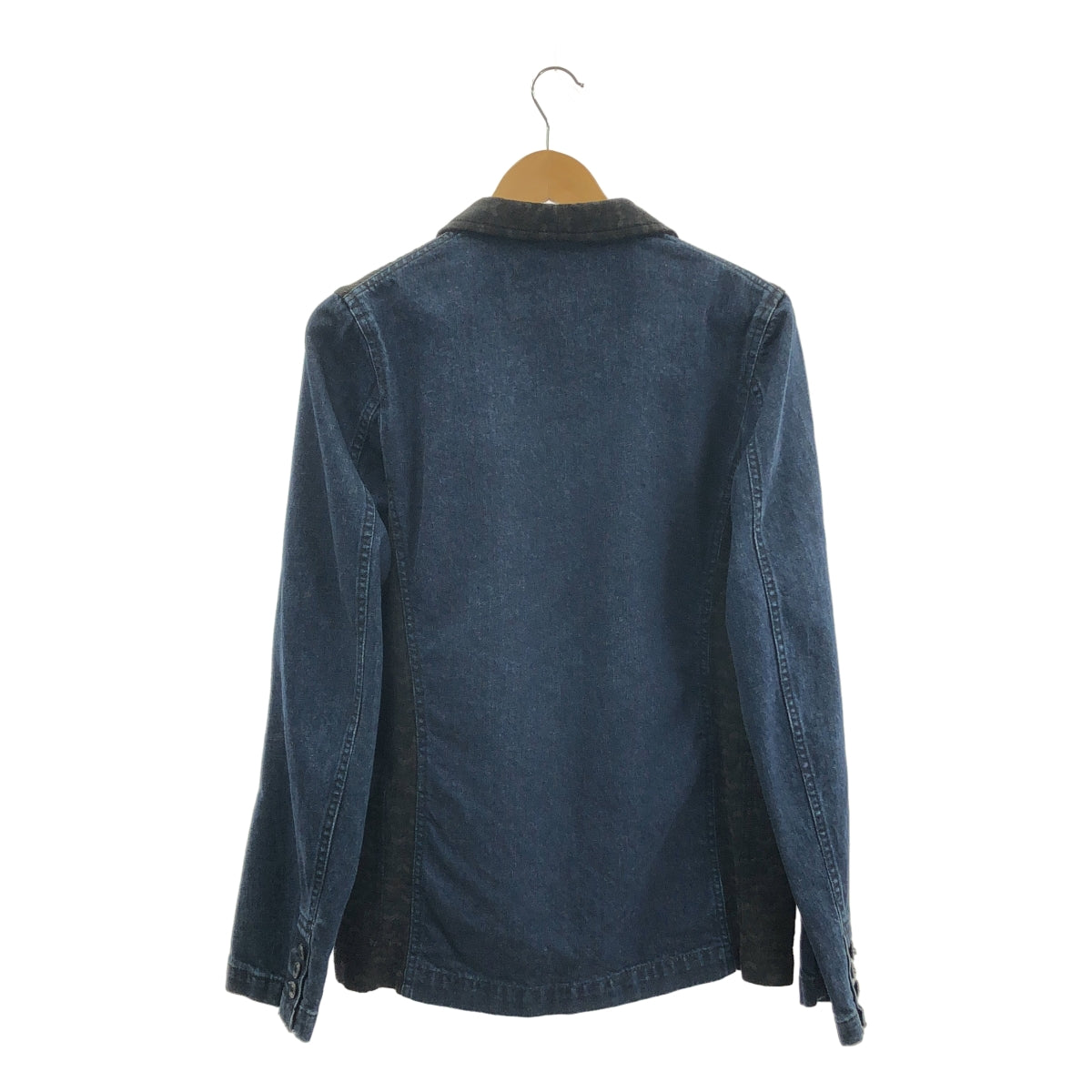 COMME des GARÇONS HOMME PLUS | 2011 秋冬 | Decadence 牛仔邊飾青果領 1B 訂製外套 | SHOPBOP S 號 |男士