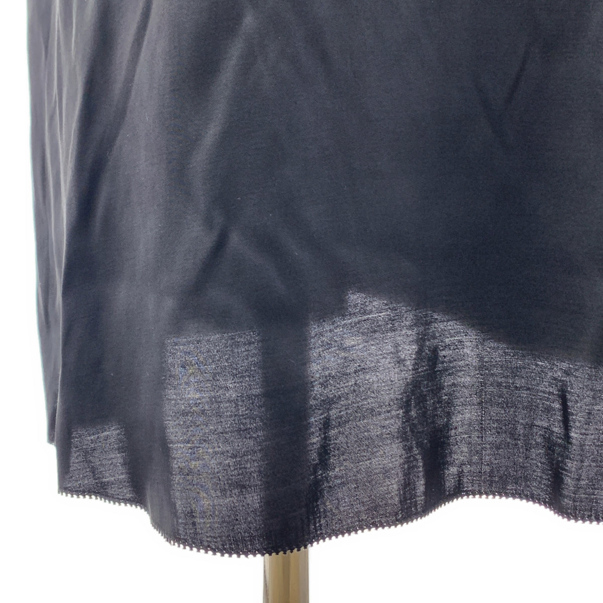 【신품】 VERMEIL par iena / 베르메유파 이에나 | 2024SS | 다른 소재 콤비 원피스 | F | 블랙 / 네이비 | 여성