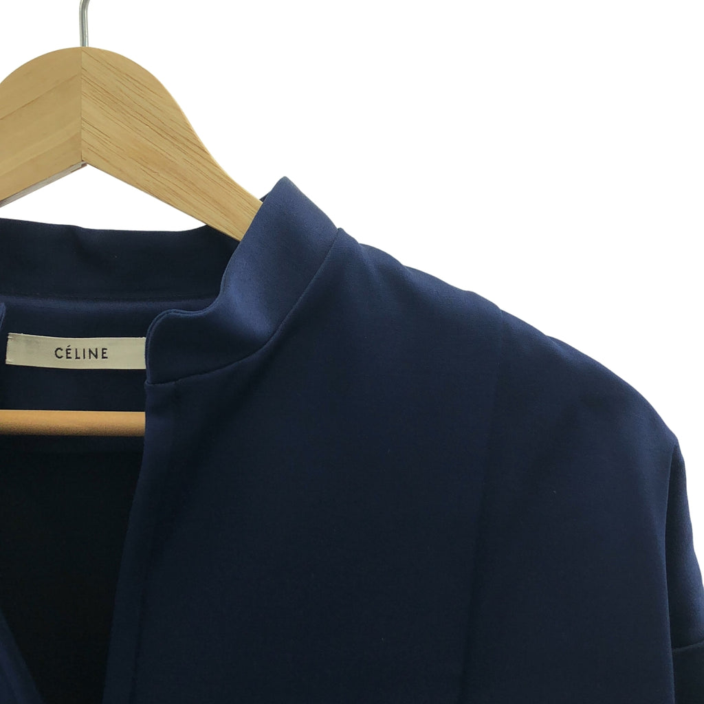 CELINE | Phoebe 絲質羊毛立領洋裝 | 36 碼 | 女款