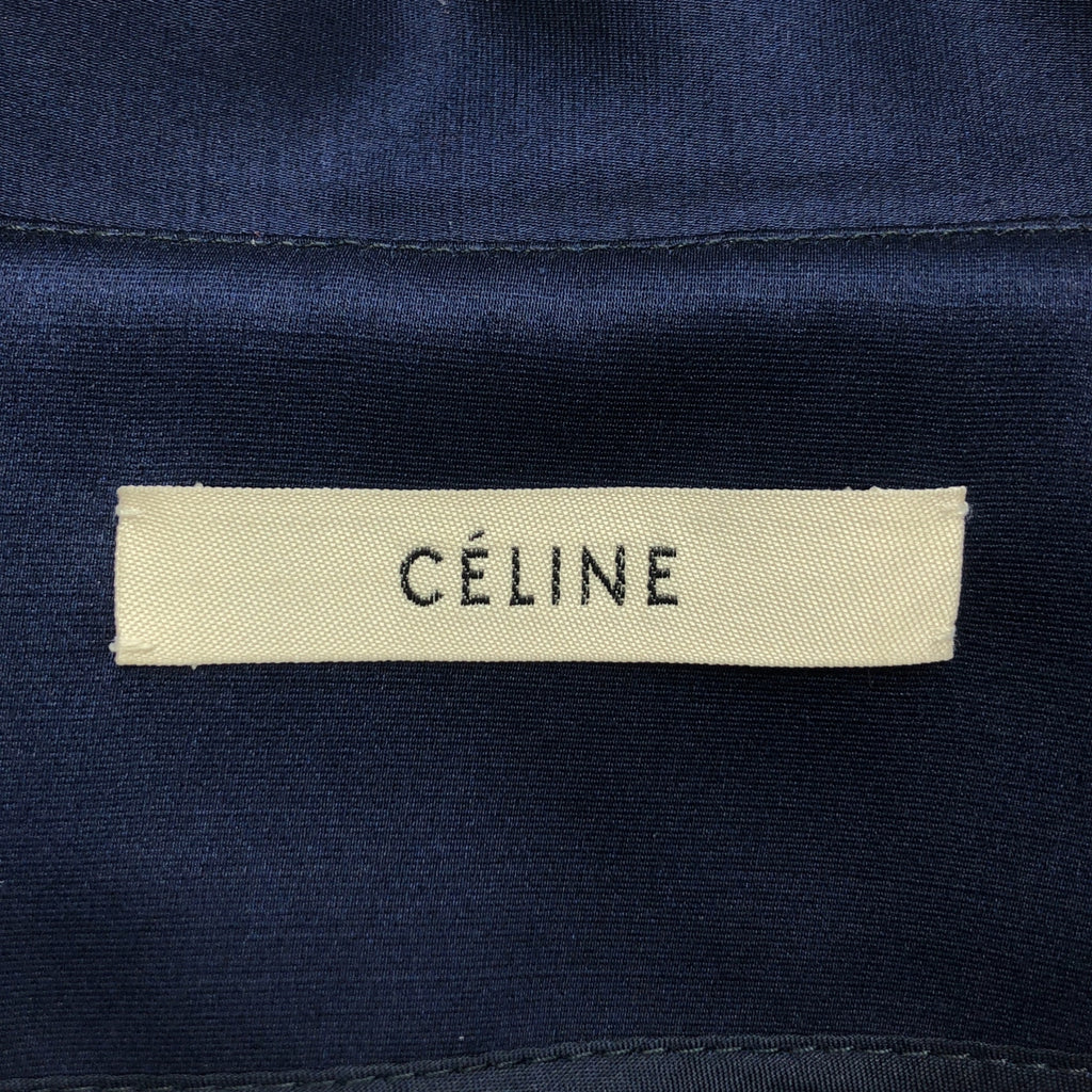 CELINE | Phoebe 絲質羊毛立領洋裝 | 36 碼 | 女款