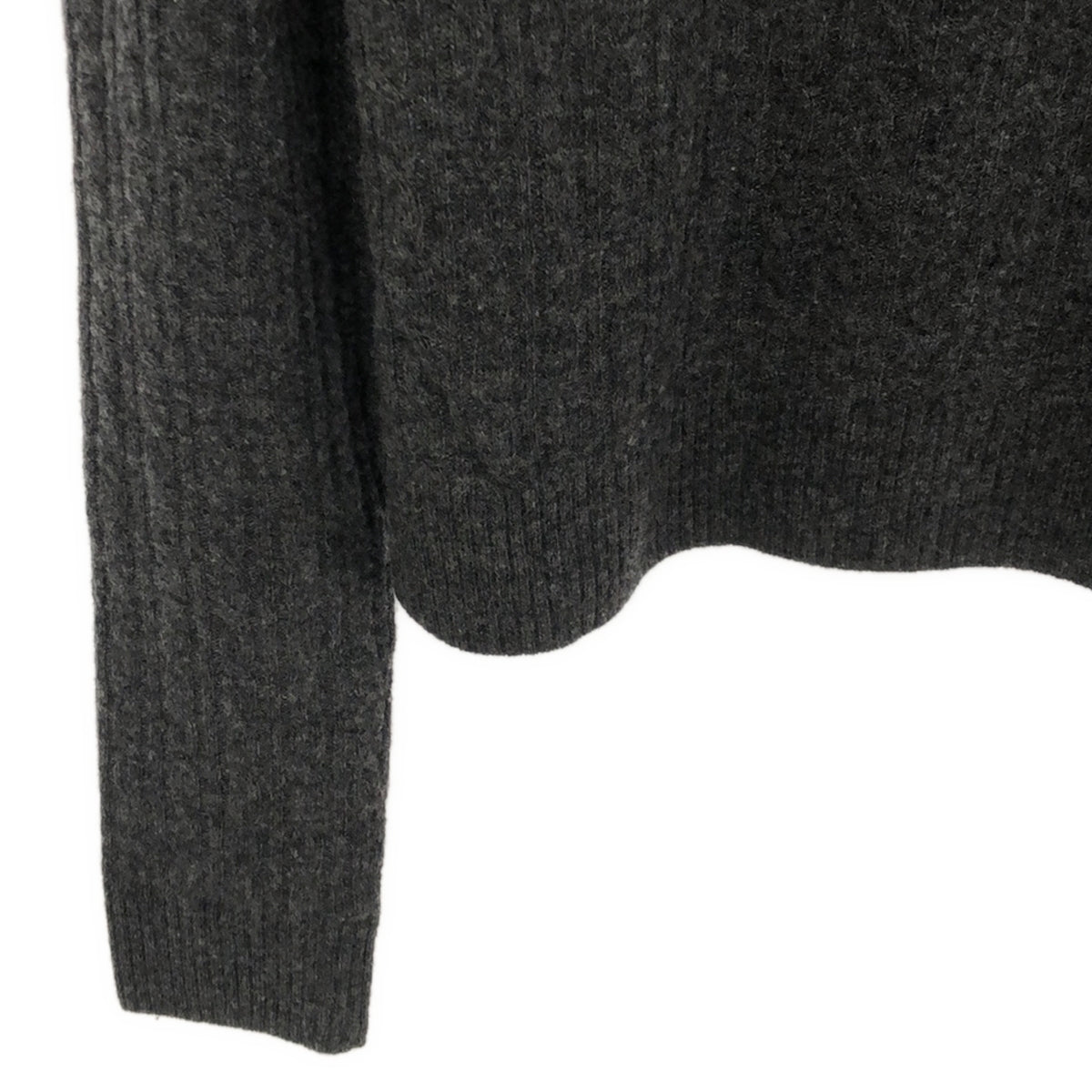 Edition / Edition Tomorrowland | 2023AW | Slit Sleeve Cable Knit Pullover | F | Gray | Women's