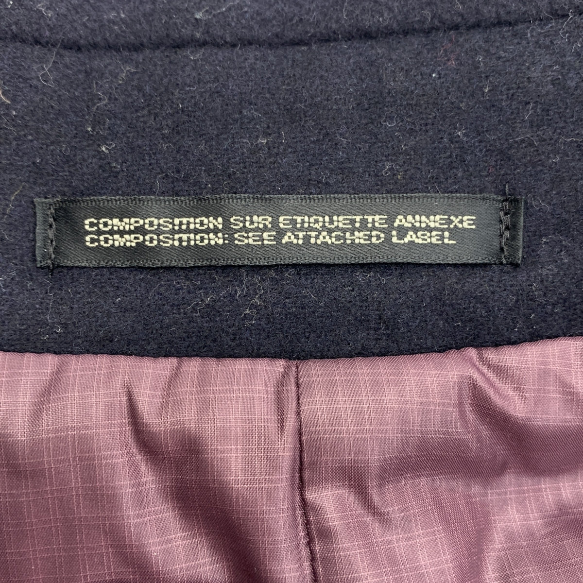 Y's / 와이즈 요우지야마모토 | 2001AW | 울 안솜 벨티드 오버 코트 / 총 안감 | 2 |