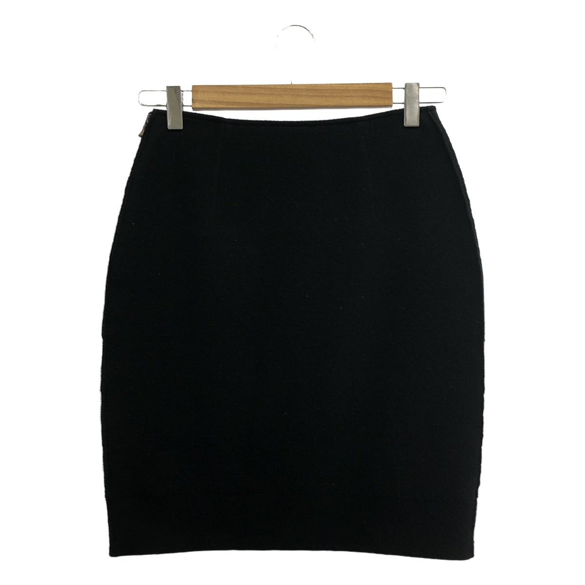 LANVIN / Les 10 ans / 側拉鍊針織裙 | XS |黑色 |女性的