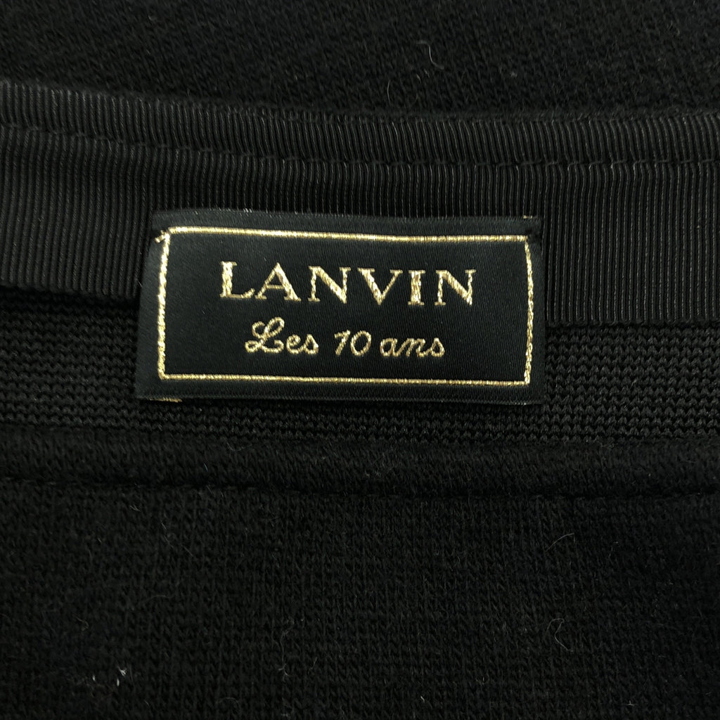 LANVIN / ランバン | Les 10 ans / サイドジップ ニット スカート | XS | ブラック | レディース