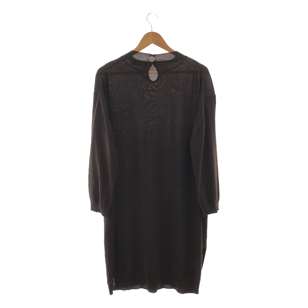 SACRA | Wool high gauge knit dress | 38 | Brown | Women's