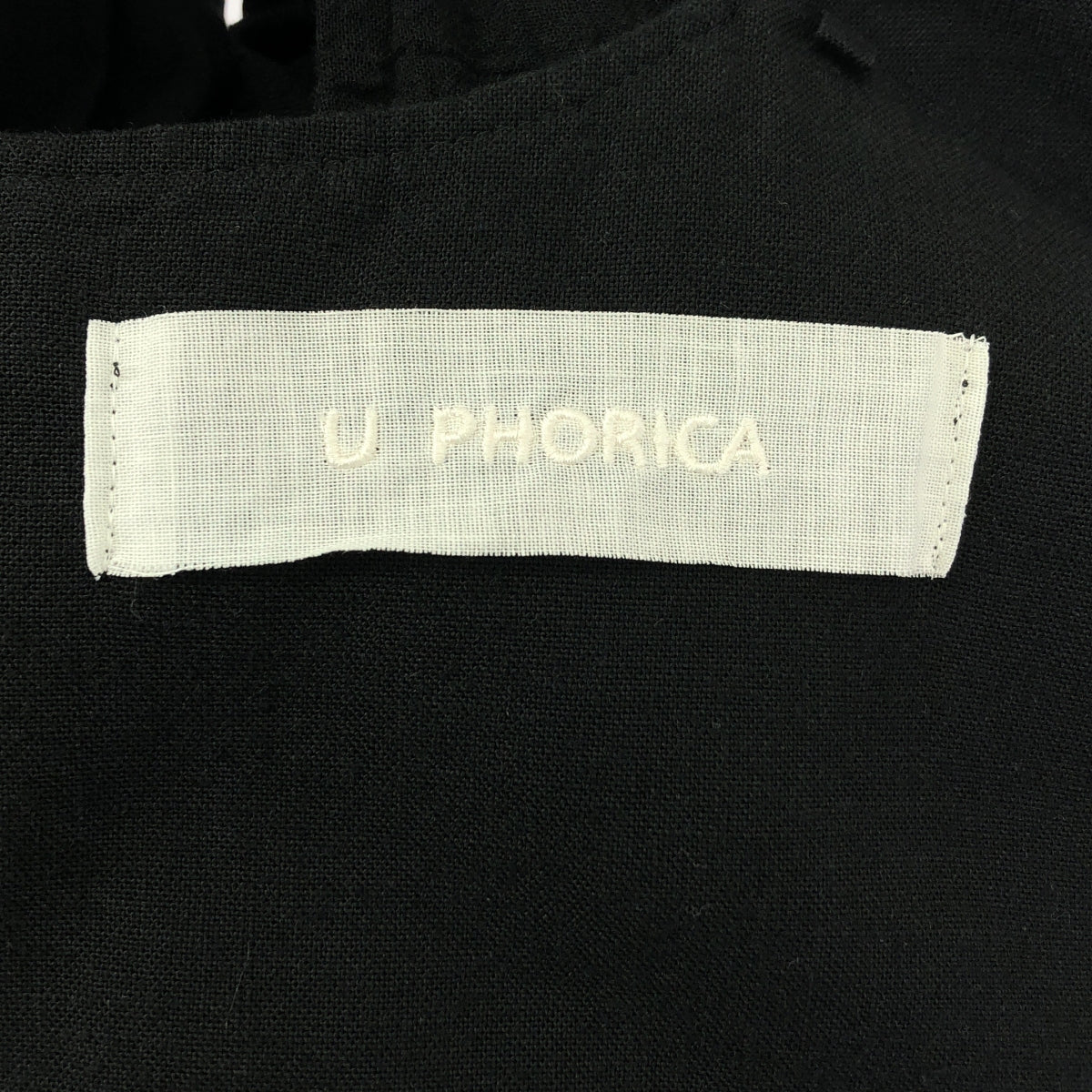 U PHORICA / ユーフォリカ | レーヨン リネン ギャザーワンピース | 1 |