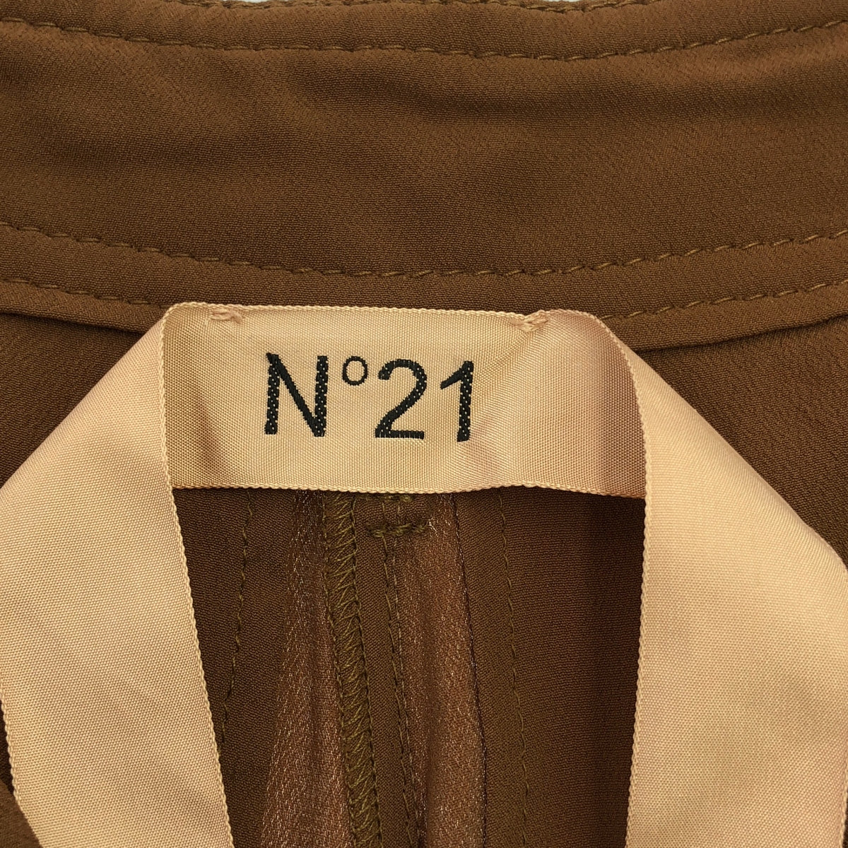 N°21 / ヌメロヴェントゥーノ | シルク混 カーゴパンツ | 36 | ブラウン | レディース