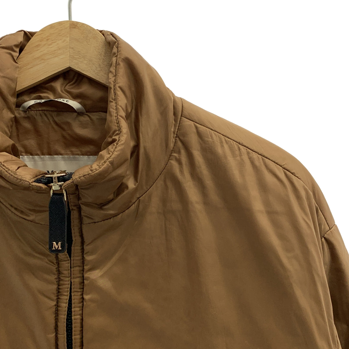 【成色極佳】Max Mara | The Cube CAMELUXE 拉鍊羽絨外套 | 尺寸 36 | 棕色 | 女款