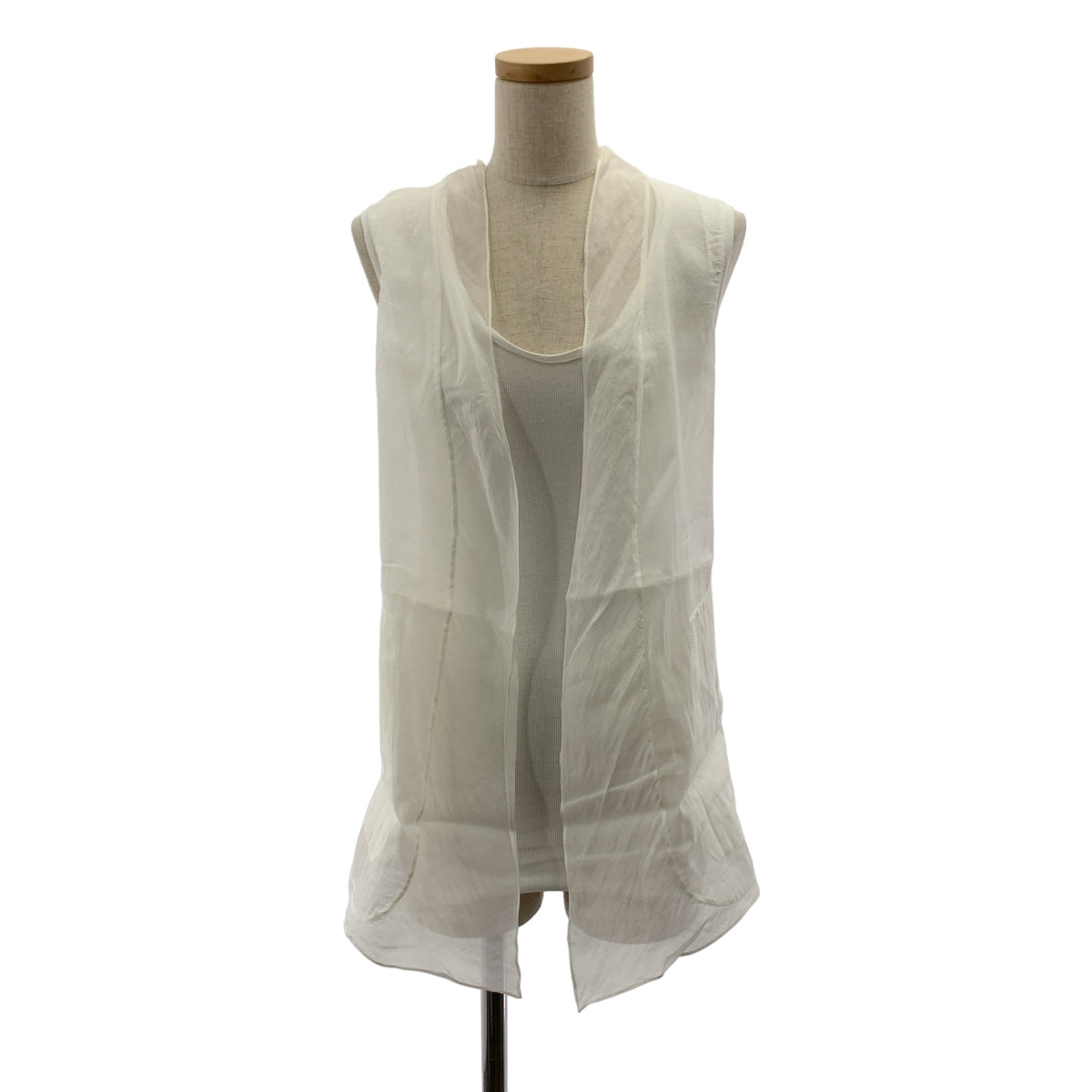 BRUNELLO CUCINELLI | 附口袋的透視無袖上衣 | XS | 女款