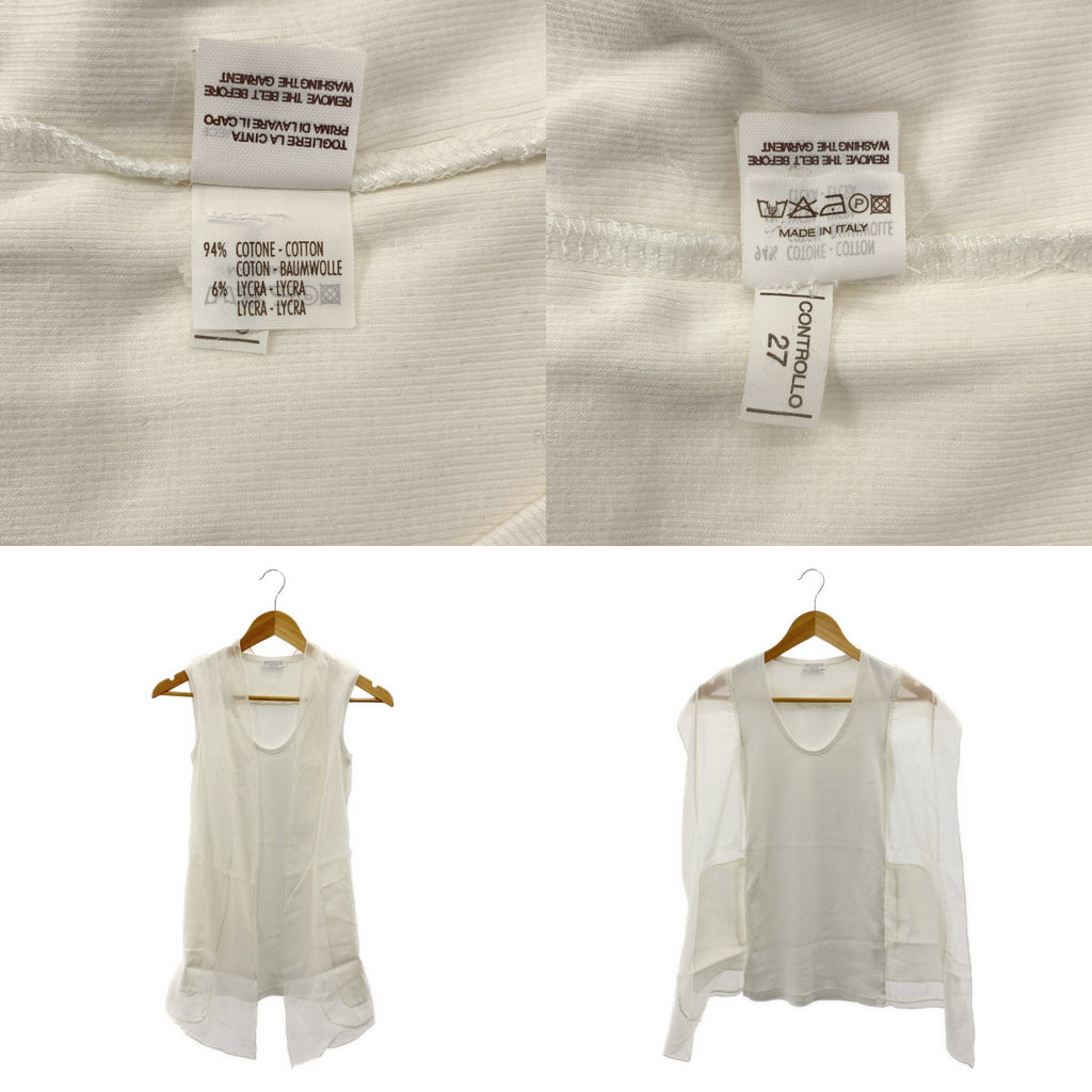 BRUNELLO CUCINELLI | 附口袋的透視無袖上衣 | XS | 女款