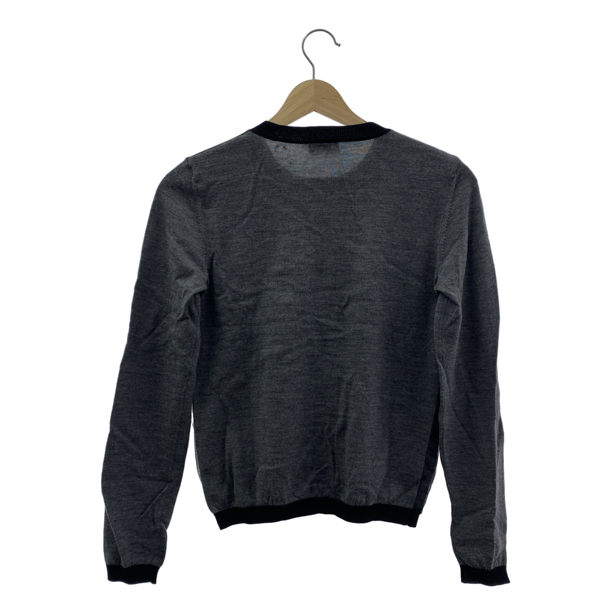 RED VALENTINO / レッドヴァレンティノ | スパンコール リボン クルーネック カーディガン |