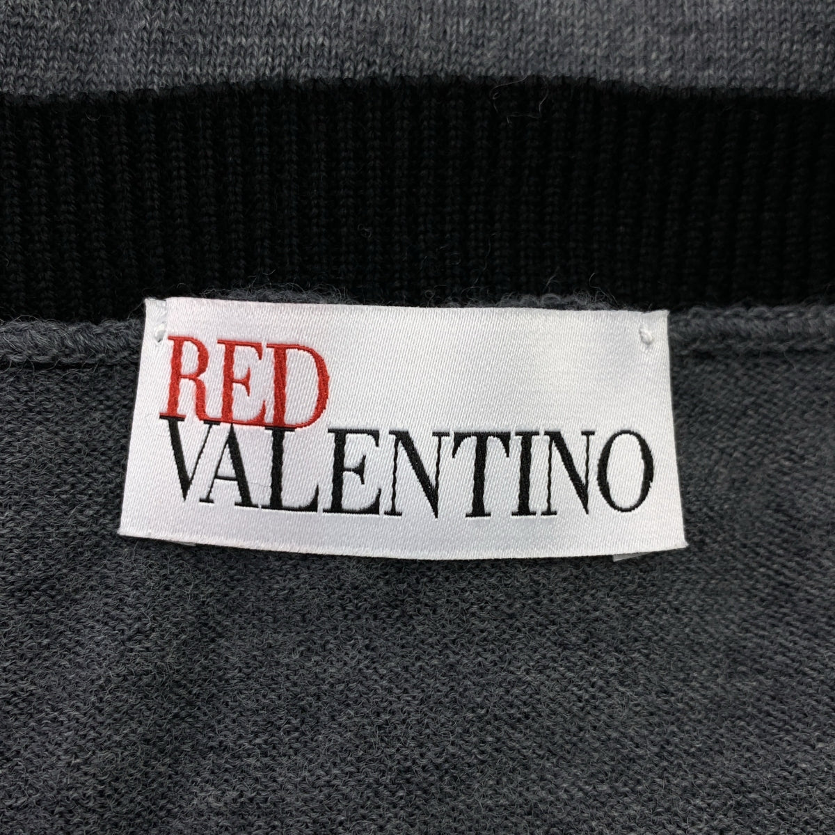 RED VALENTINO | 亮片緞帶圓領開襟衫 |