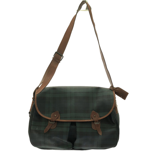 POLO RALPH LAUREN / Polo Ralph Lauren | Check Messenger Bag | Green | Men's