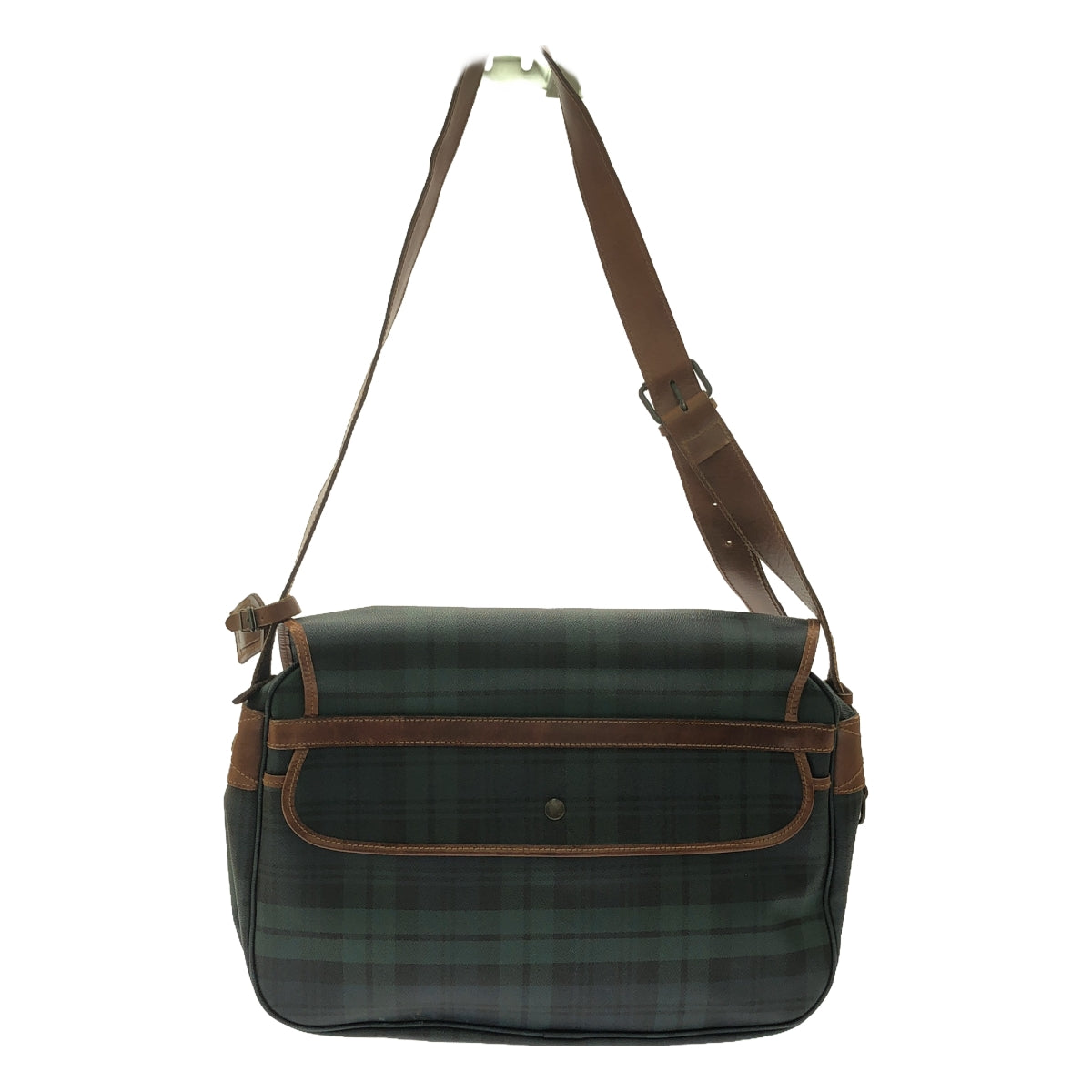 POLO RALPH LAUREN / Polo Ralph Lauren | Check Messenger Bag | Green | Men's