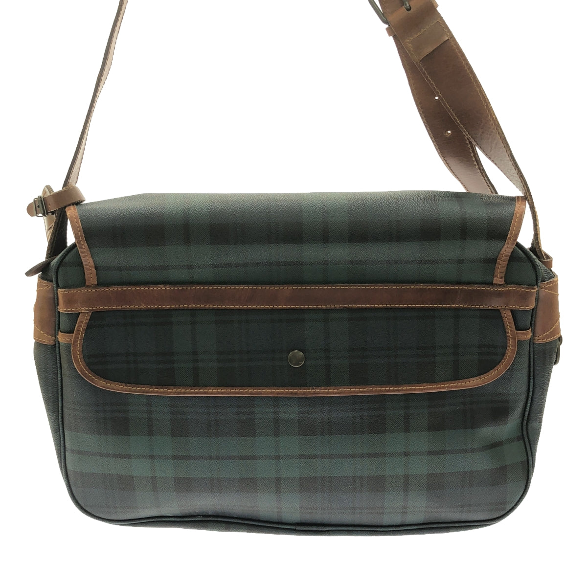 POLO RALPH LAUREN / Polo Ralph Lauren | Check Messenger Bag | Green | Men's