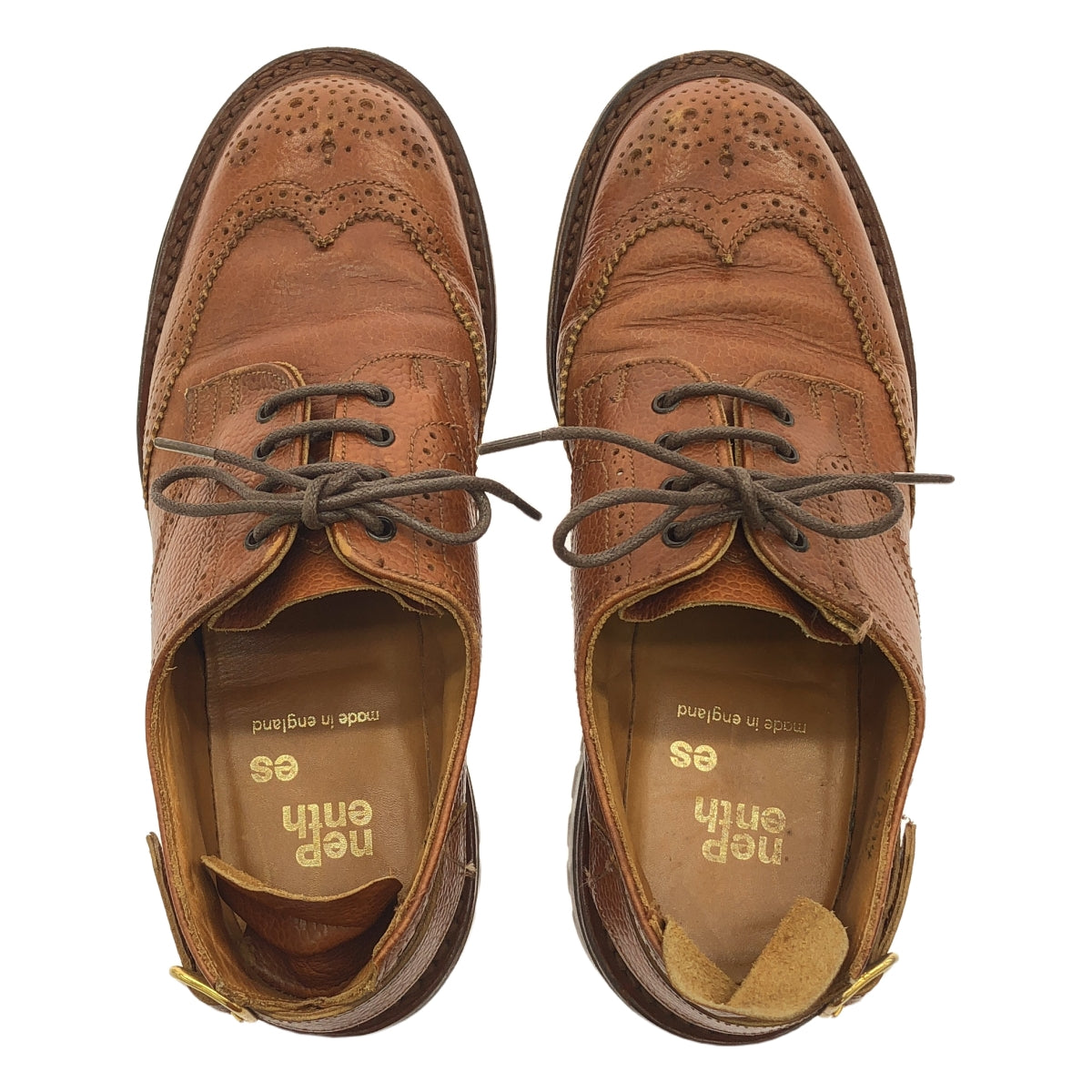 NEPENTHES / ネペンテス | × Tricker's ウイングチップ ダービーバックストラップシューズ | 5 1/2-4 | ブラウン | レディース