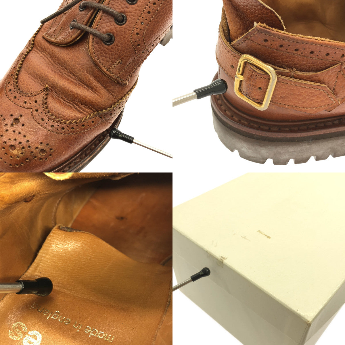 NEPENTHES / ネペンテス | × Tricker's ウイングチップ ダービーバックストラップシューズ | 5 1/2-4 | ブラウン | レディース
